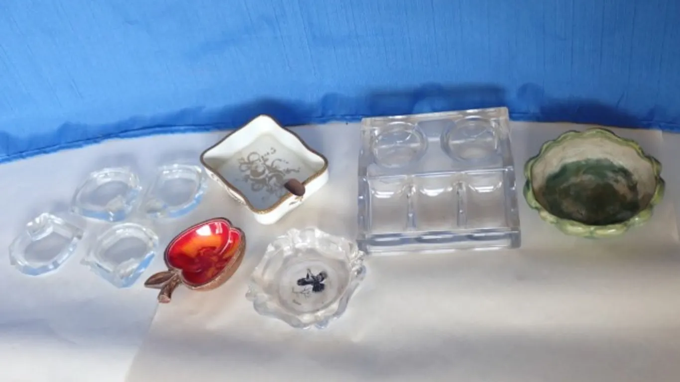 Collectible Inwell and Ashtrays