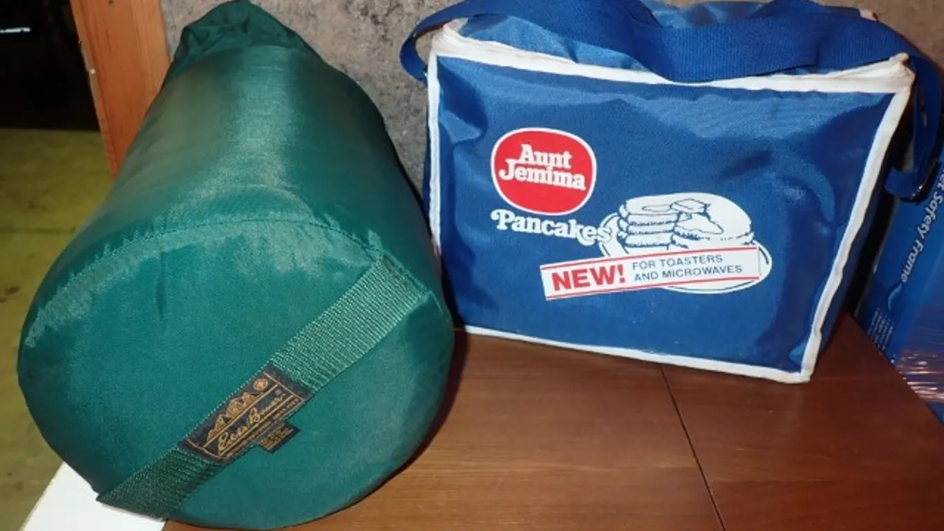Sleeping Bag and Cooler
