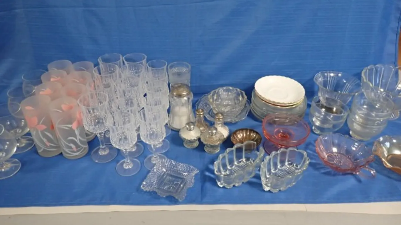 Large Assortment of Decorative Glassware