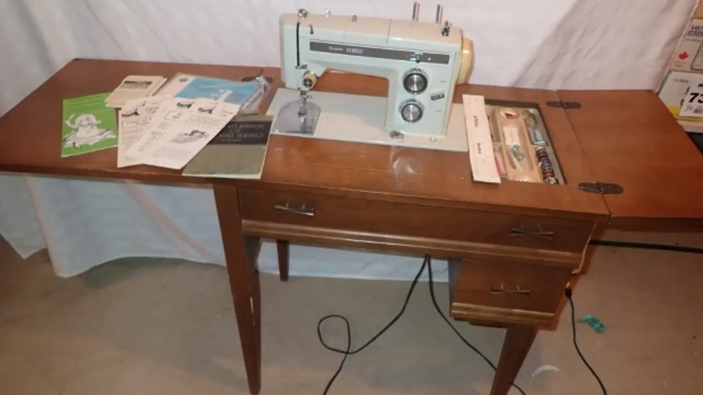 Kenmore Sewing Machine in Cabinet