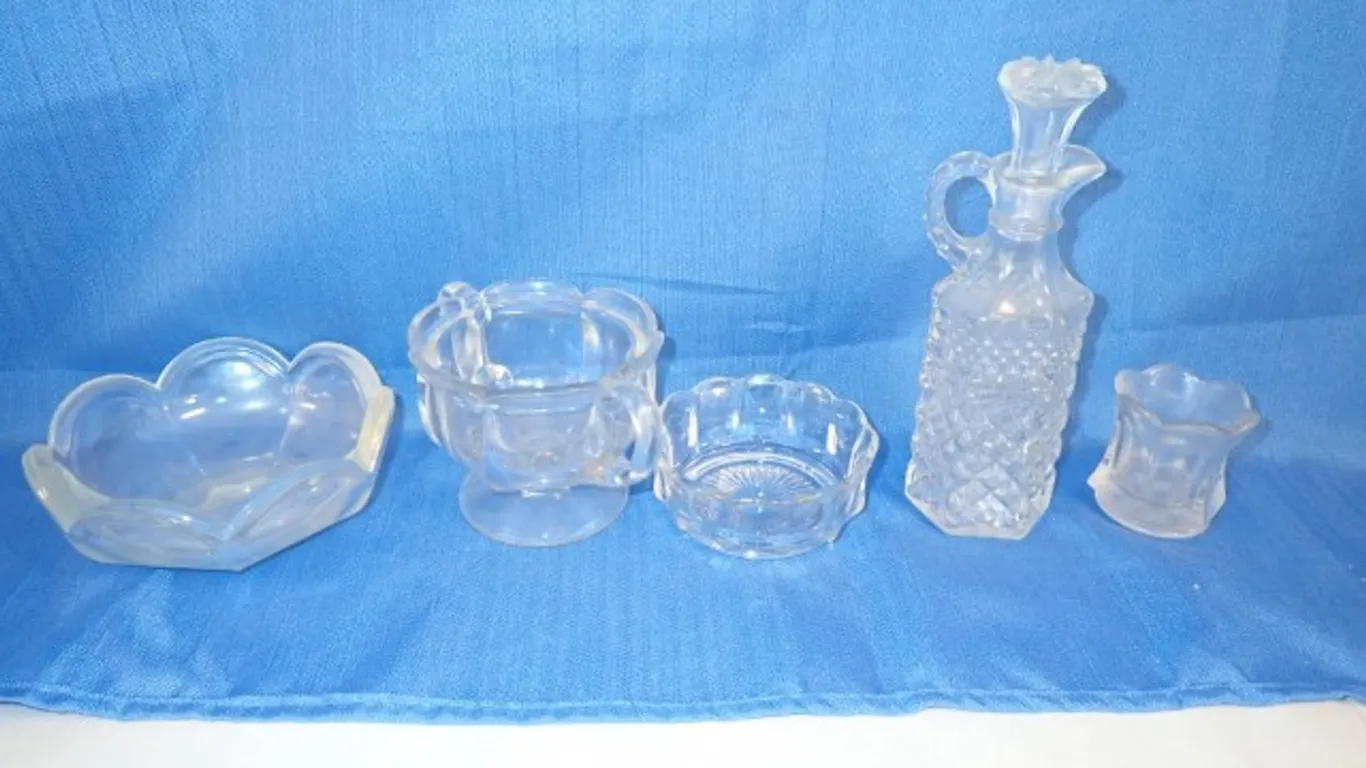 Antique Pressed Glass Tableware