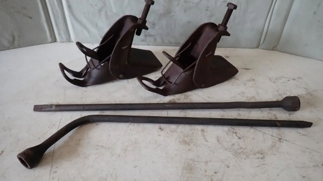 Vintage Bumper Jack Lift Hooks