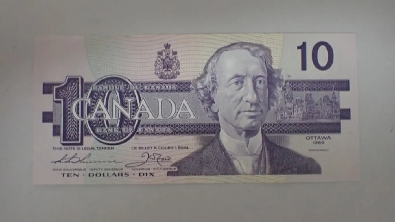 Canadian Ten Dollar Bill