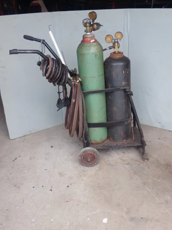 Portable Oxy-Acetylene Torch Setup