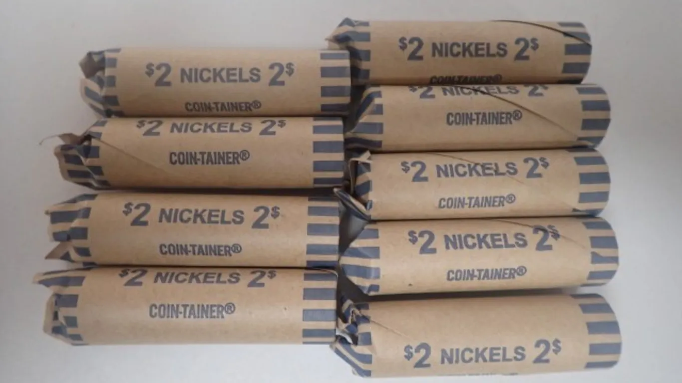Canadian 5 Cent Coin Rolls