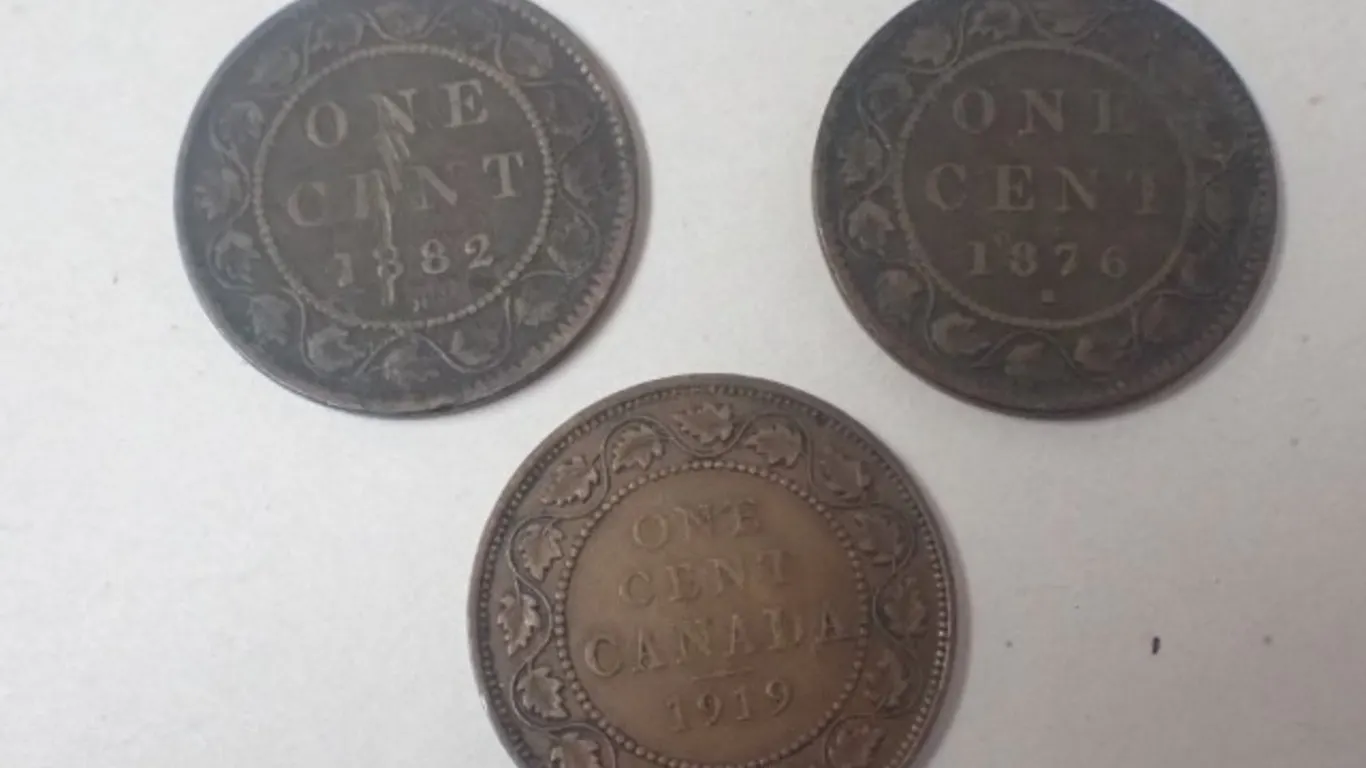 Canadian Large One Cent Coins #2