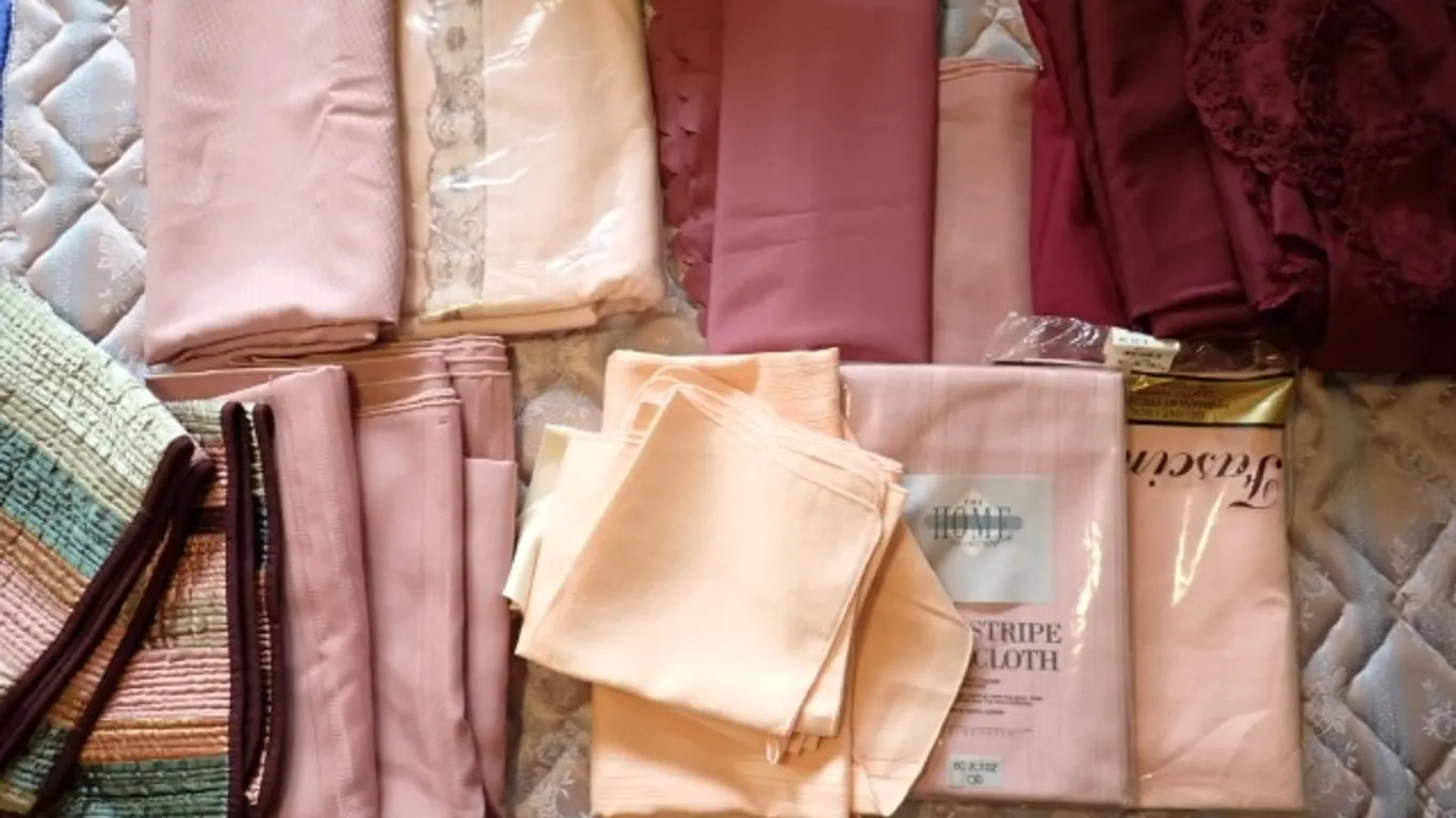 Dark-Colored Table Linens