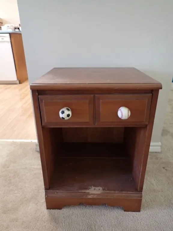 Square Wooden Side Table