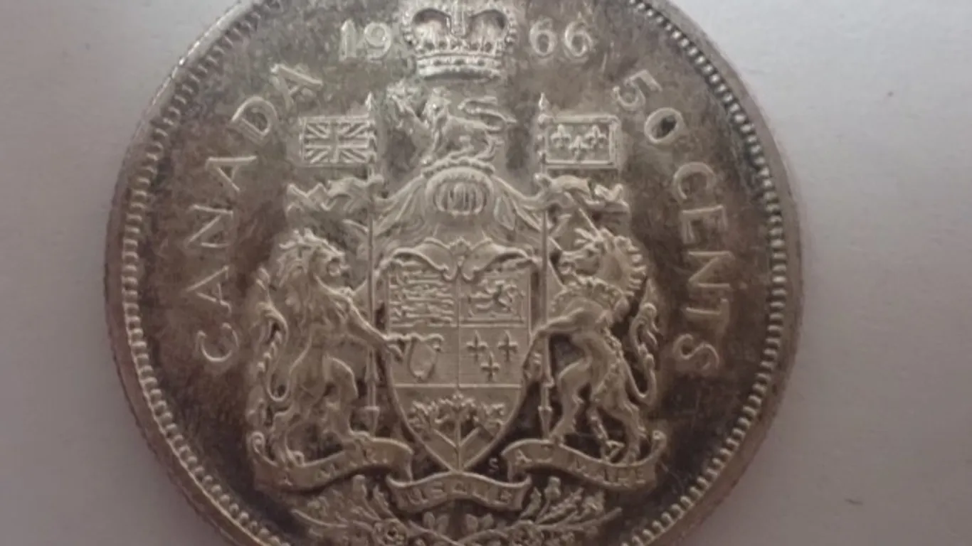 Canadian Silver 50 Cent Coin