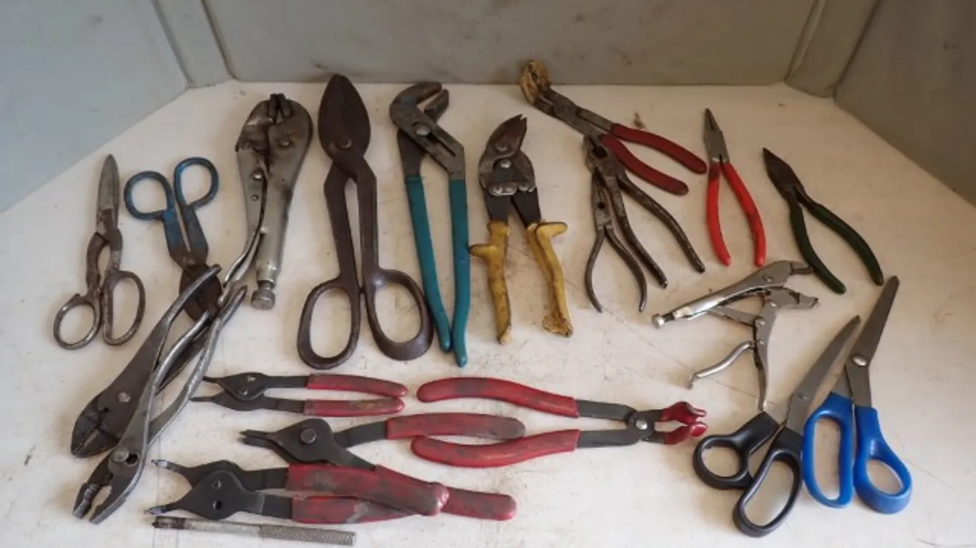 Variety Of Metal Hand Tools