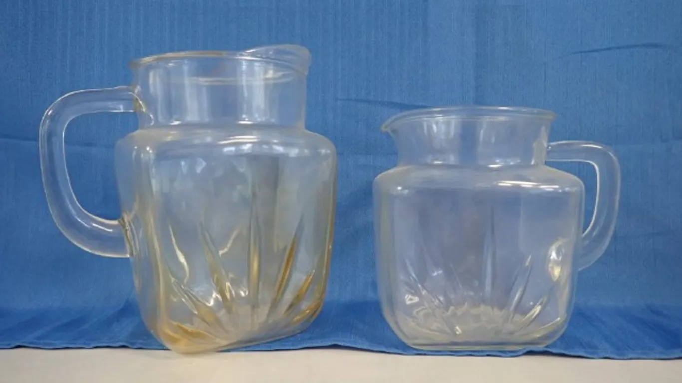 Federal Glass Starburst Pitchers
