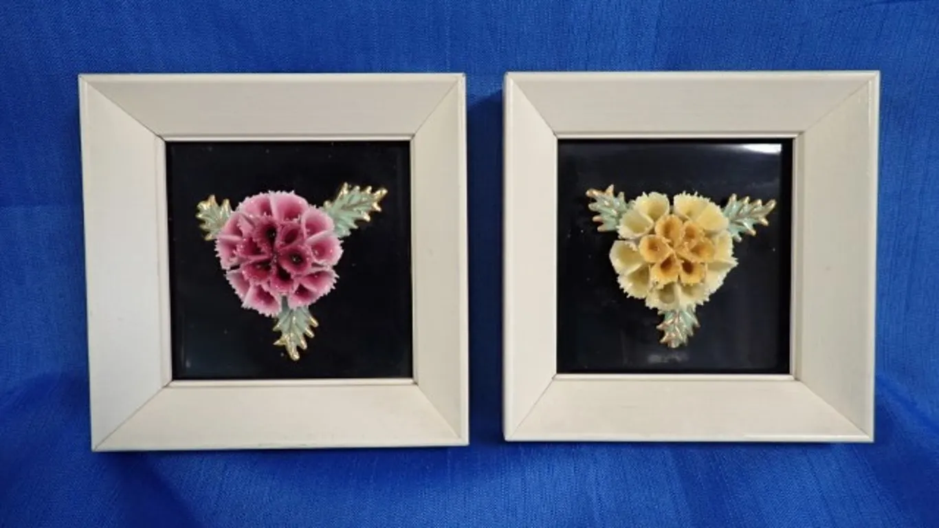 Belrose Floral China Framed Flowers
