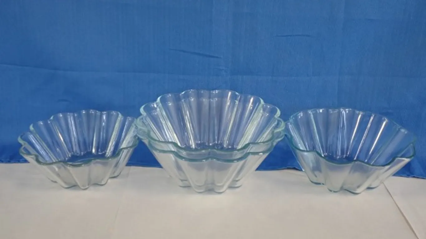 Fluted Glass Bowls