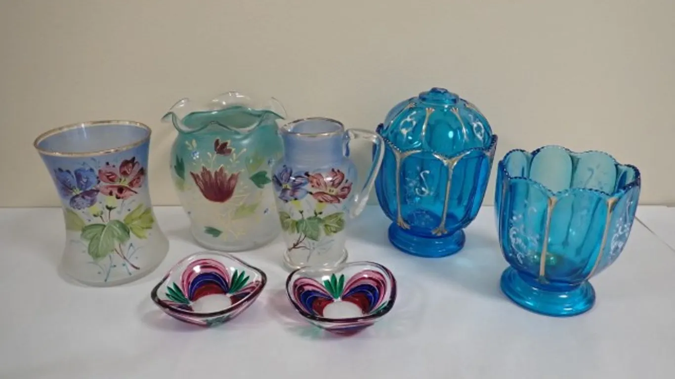 Assorted Decorative Art Glass