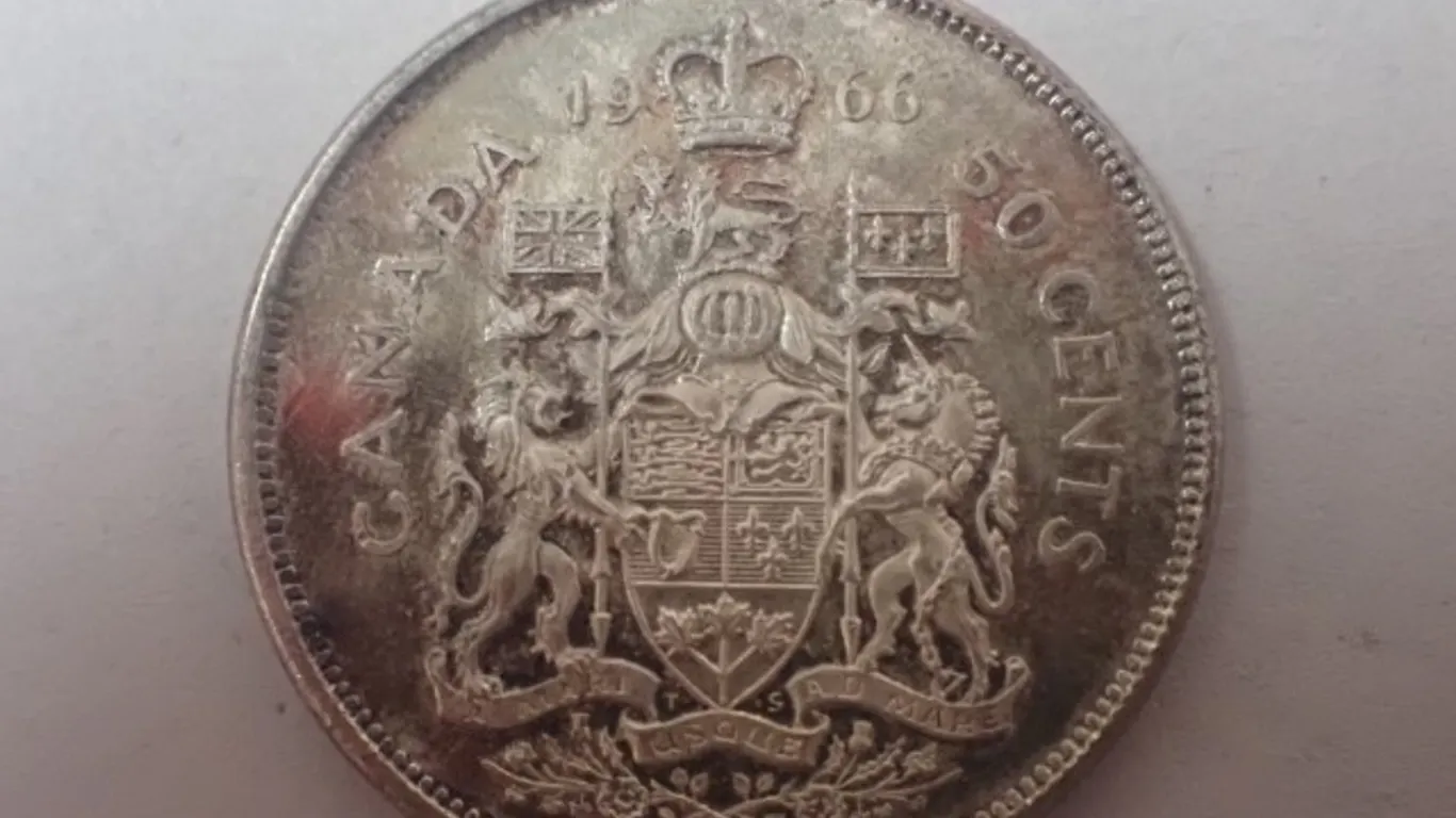 Canadian Silver 50 Cent Coin