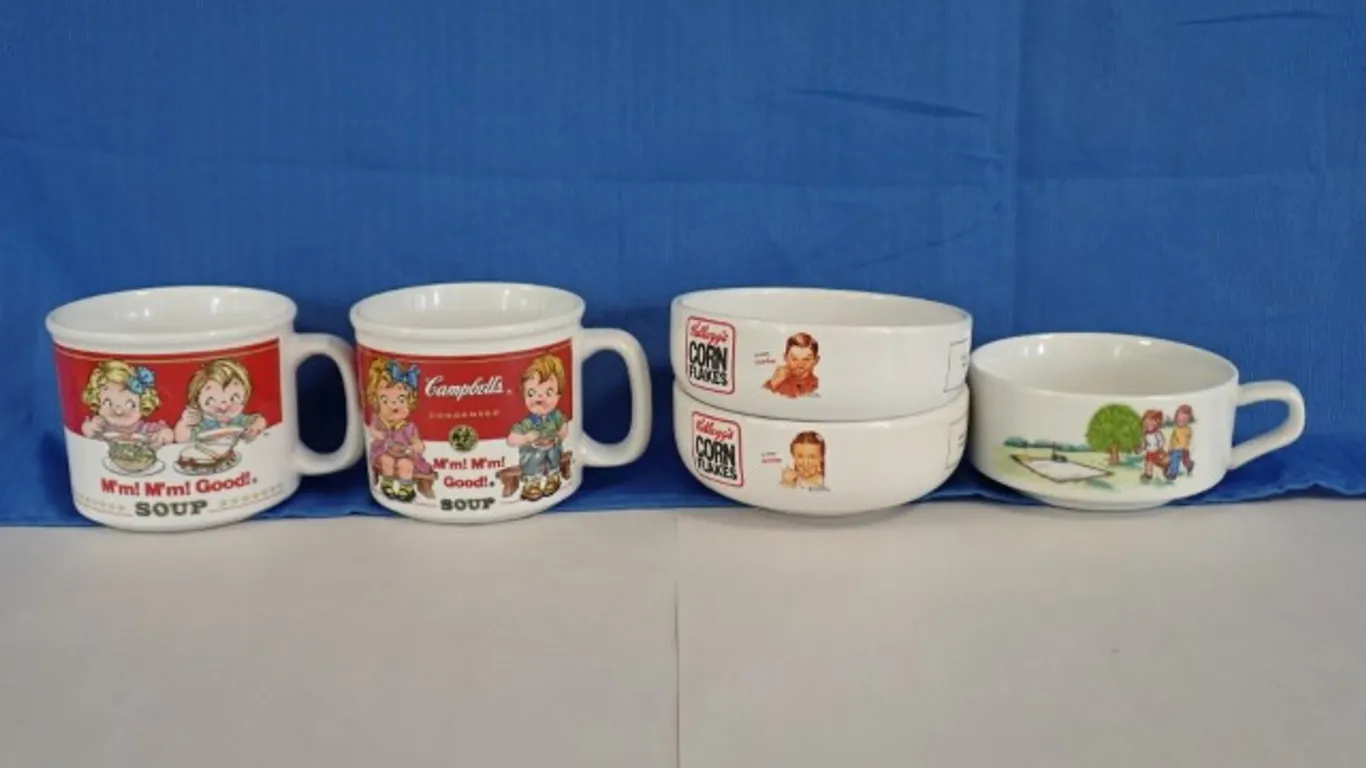 Vintage Breakfast Ceramics