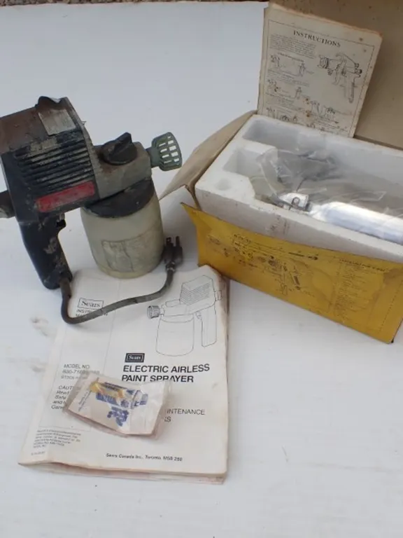 Sears Electric Paint Sprayer & Vivatool Spray Gun