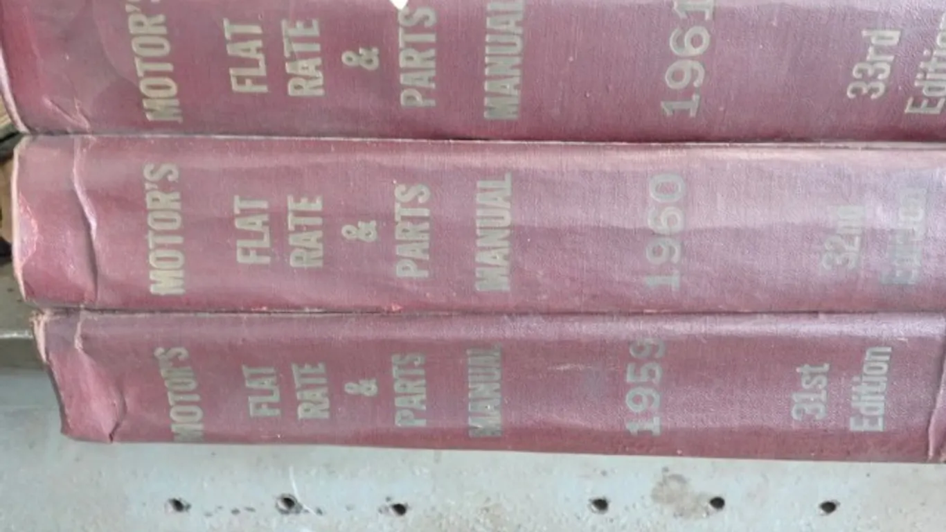 Motor's Flat Rate & Parts Manuals