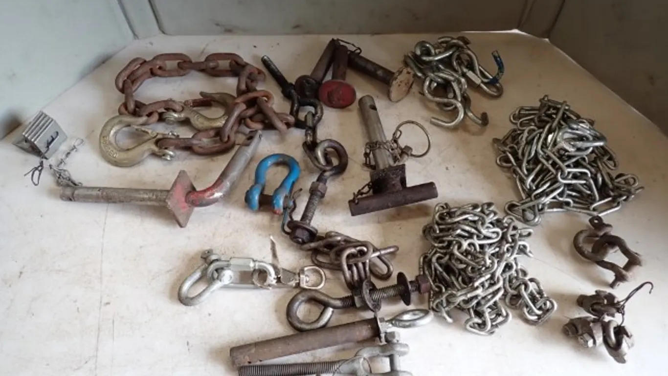 Grab Hooks, U-Bolts Locking Pins