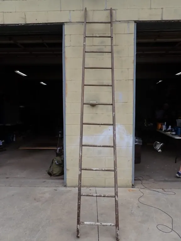 Wooden Straight Ladder
