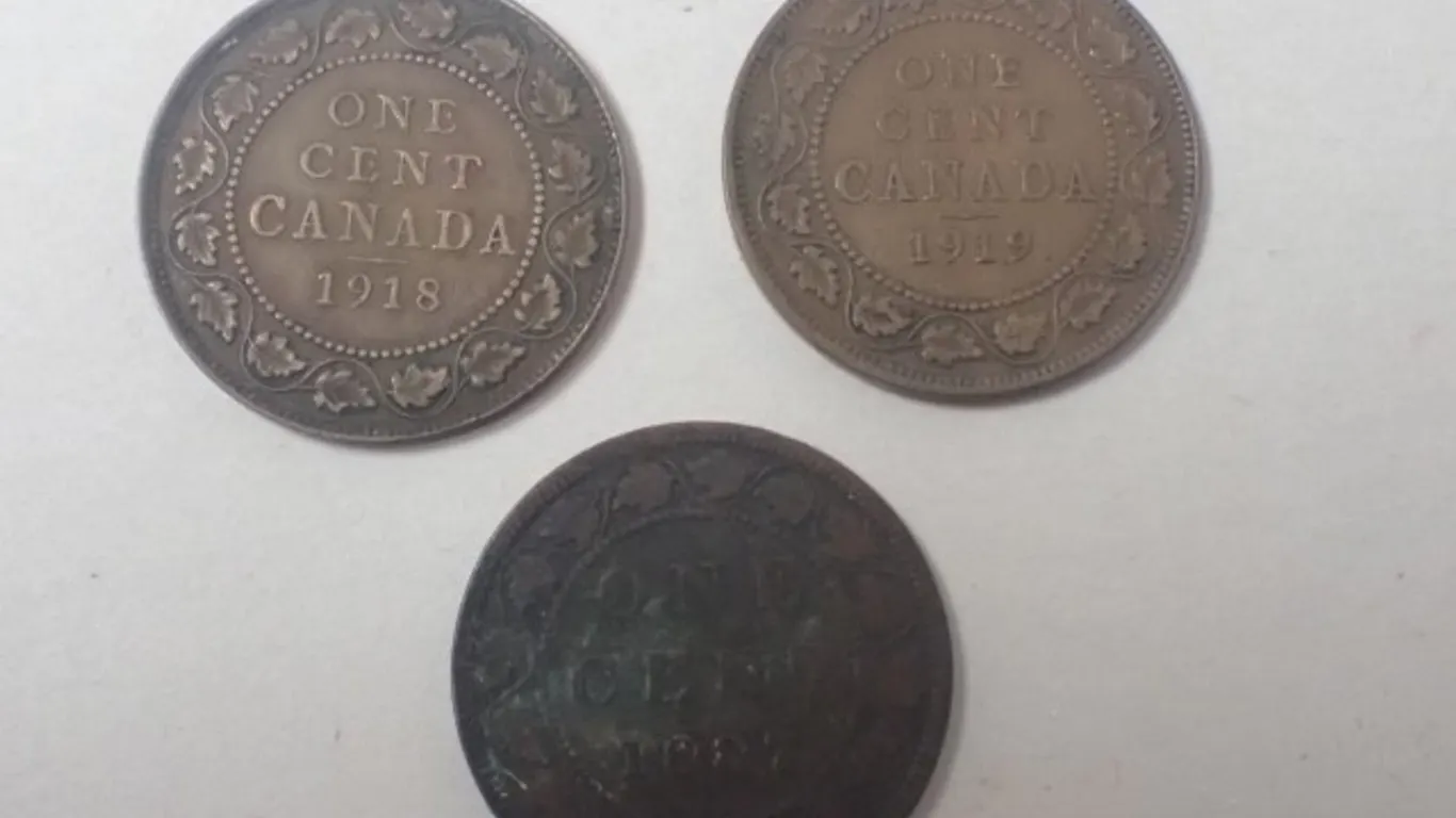 Canadian Large One Cent Coins #3