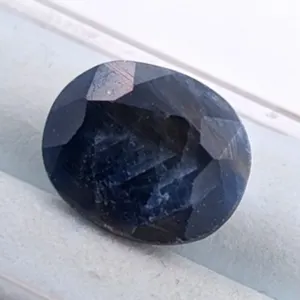 8.32 ct Certified Midnight Blue Sapphire gemstone ($9,152 Appraisal)