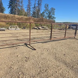 1- 24 Foot Freestanding Panel with 12 Foot Gate