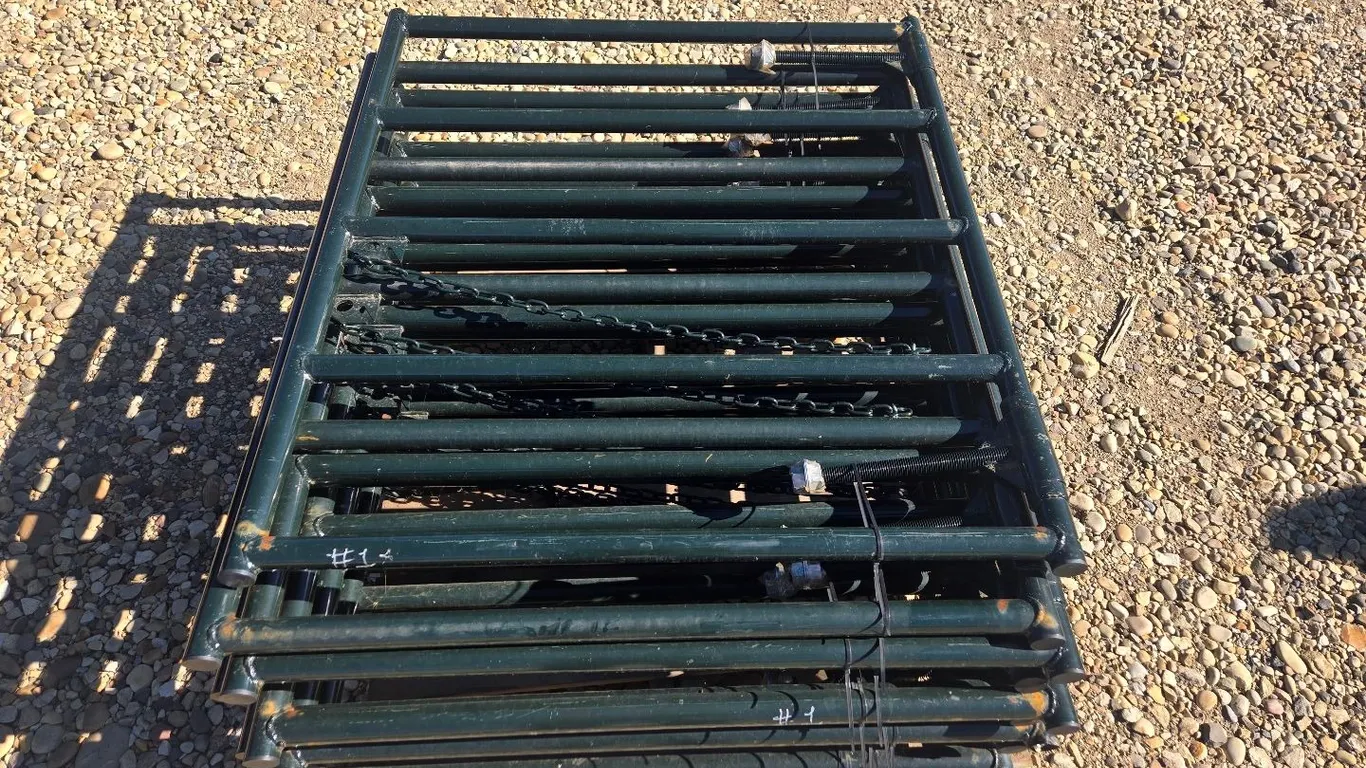 2- 4 Foot Steel Swinging Gates (Unused)