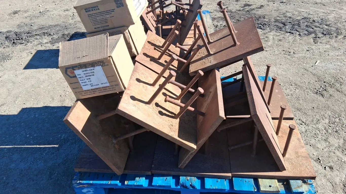 2- Pallets Steel Concrete Anchors