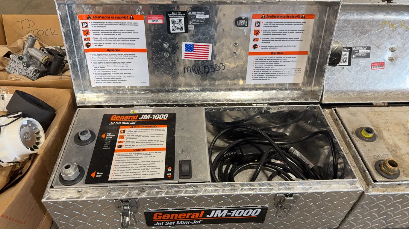 General JM-1000 Jet-Set Mini-Jet High-Pressure Drain Cleaner