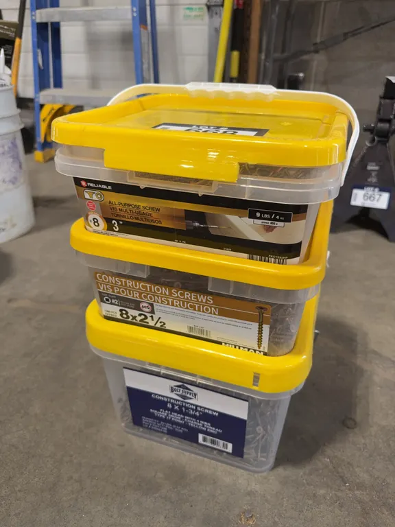 Lot of Asst. Wood Screws
