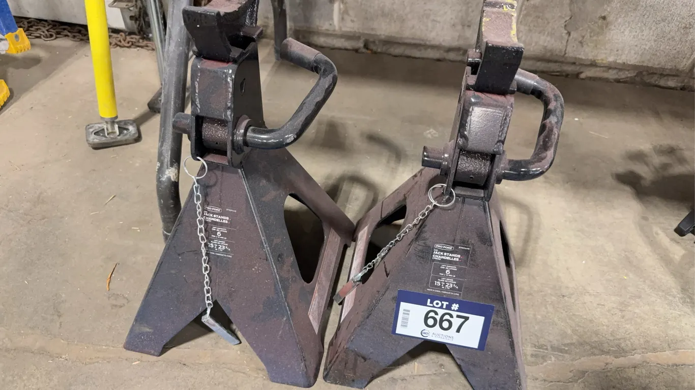 Lot of (2) Pro-Point 6 Ton Jack Stands