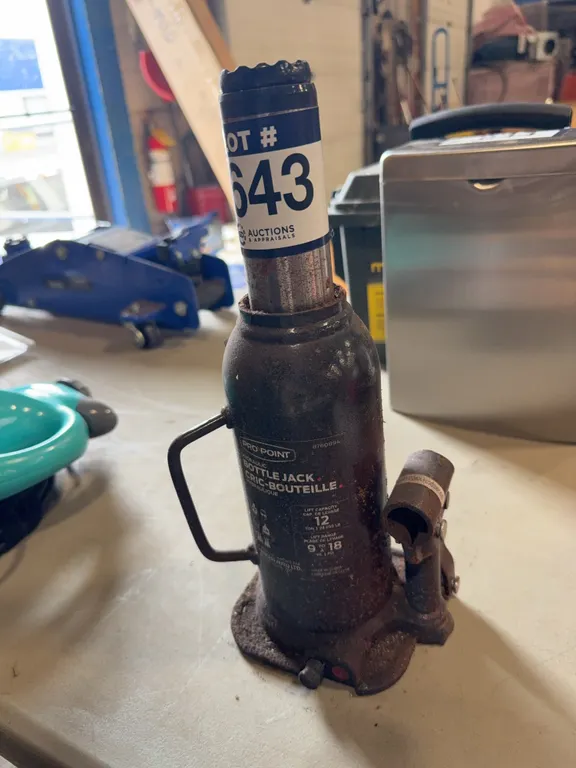 Pro-Point 12 Ton Hydraulic Bottle Jack