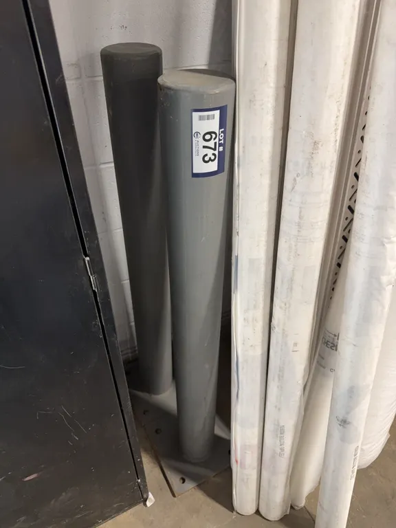 Lot of (2) Steel Bollards