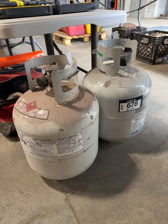 Lot of (2) Propane Tanks