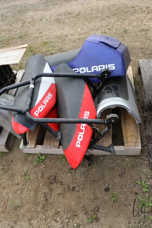 Polaris snowmobile seats, fitment not confirmed by possibly for lot 200