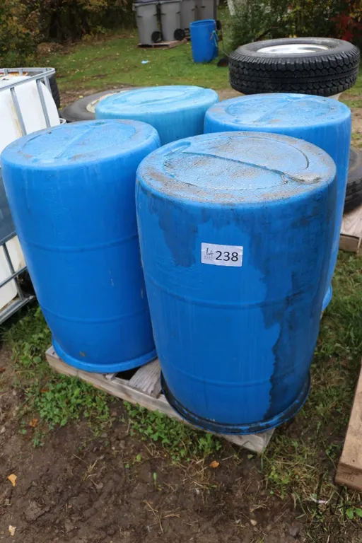 Four rain barrels