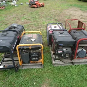 (5) Portable Gas Generators and (2) Frames