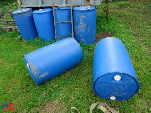 (6) Whole Poly Barrels and (8) Half Sections