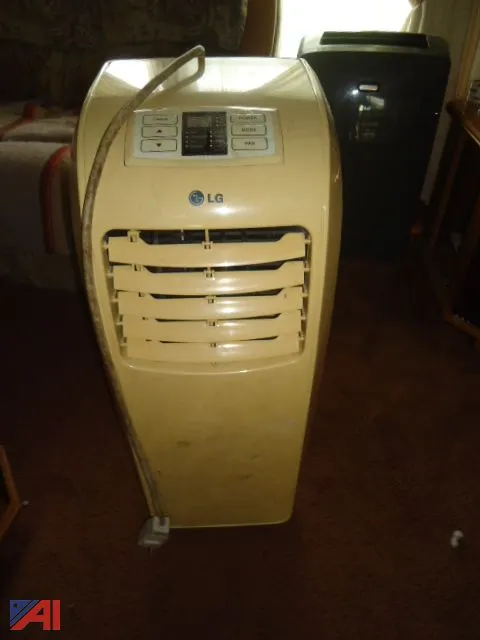 (2) LG Room Air Conditioners, (1) Window Frigidaire and TV