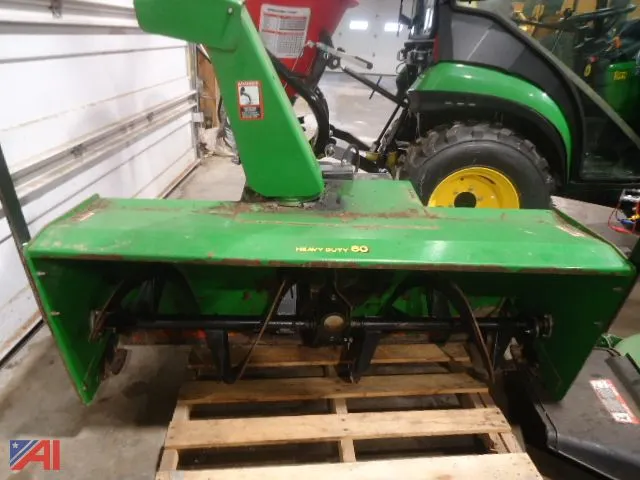 John Deere Heavy Duty 60" Snow Blower Attachment, A