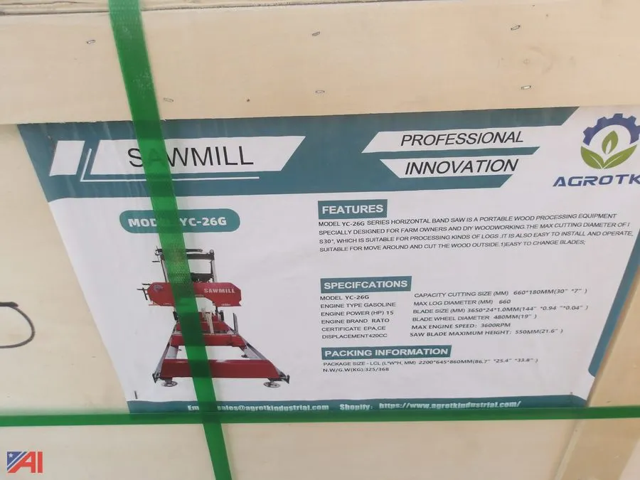 AGT Portable Sawmill