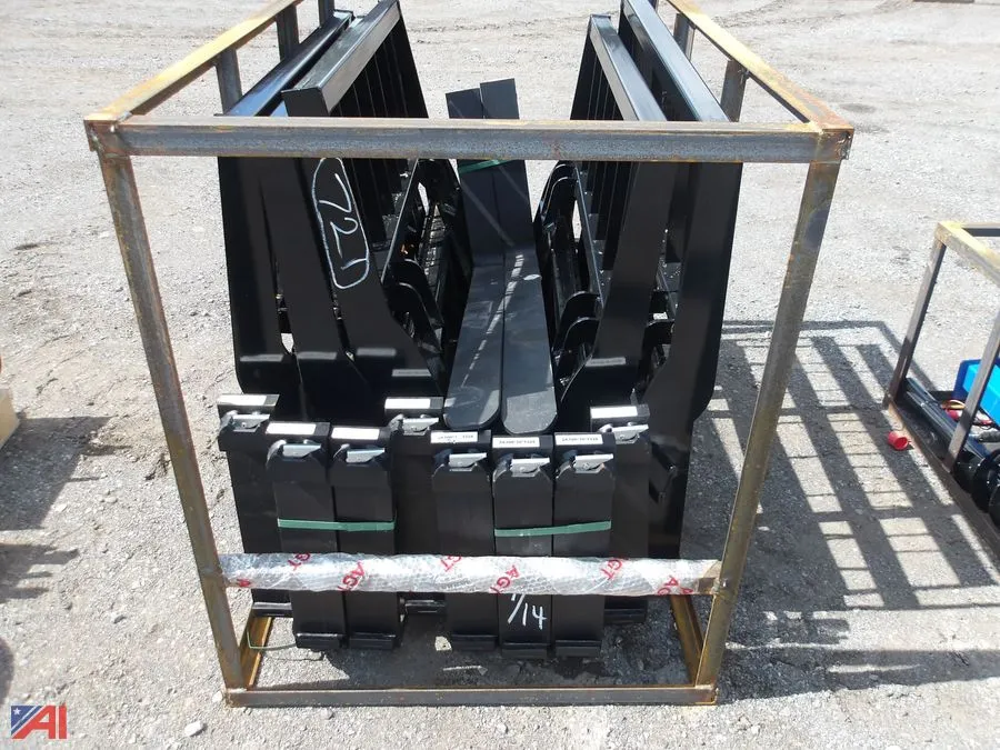 (5 Sets) Skid Steer Forks