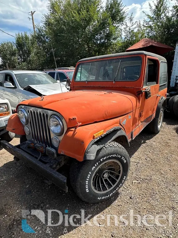 1978 Jeep CJ-7, J8F93EA092750