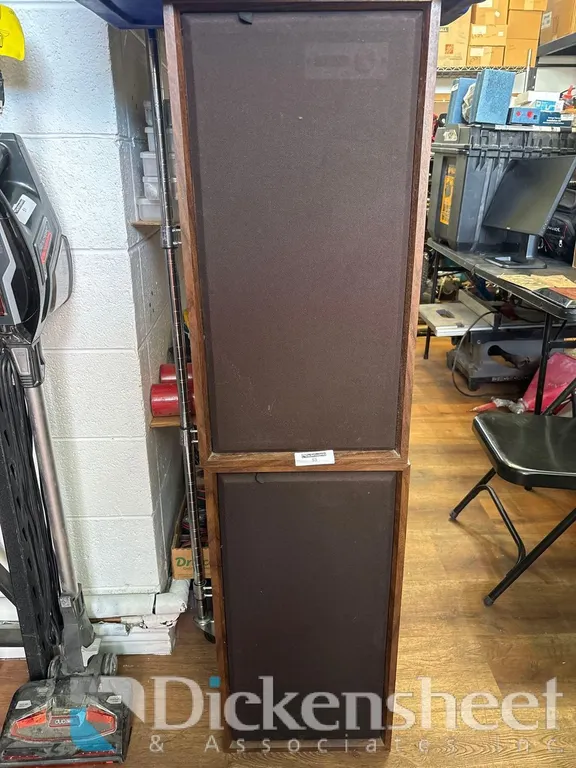 PAIR OF LLOYD’S CUSTOM BUILT BASS REFLEX SPEAKERS