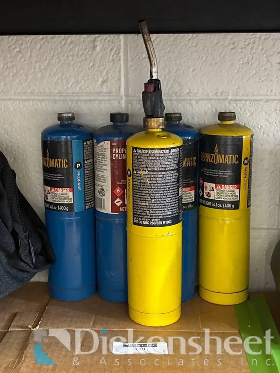 BENZOMATIC PROPANE CYLINDERS