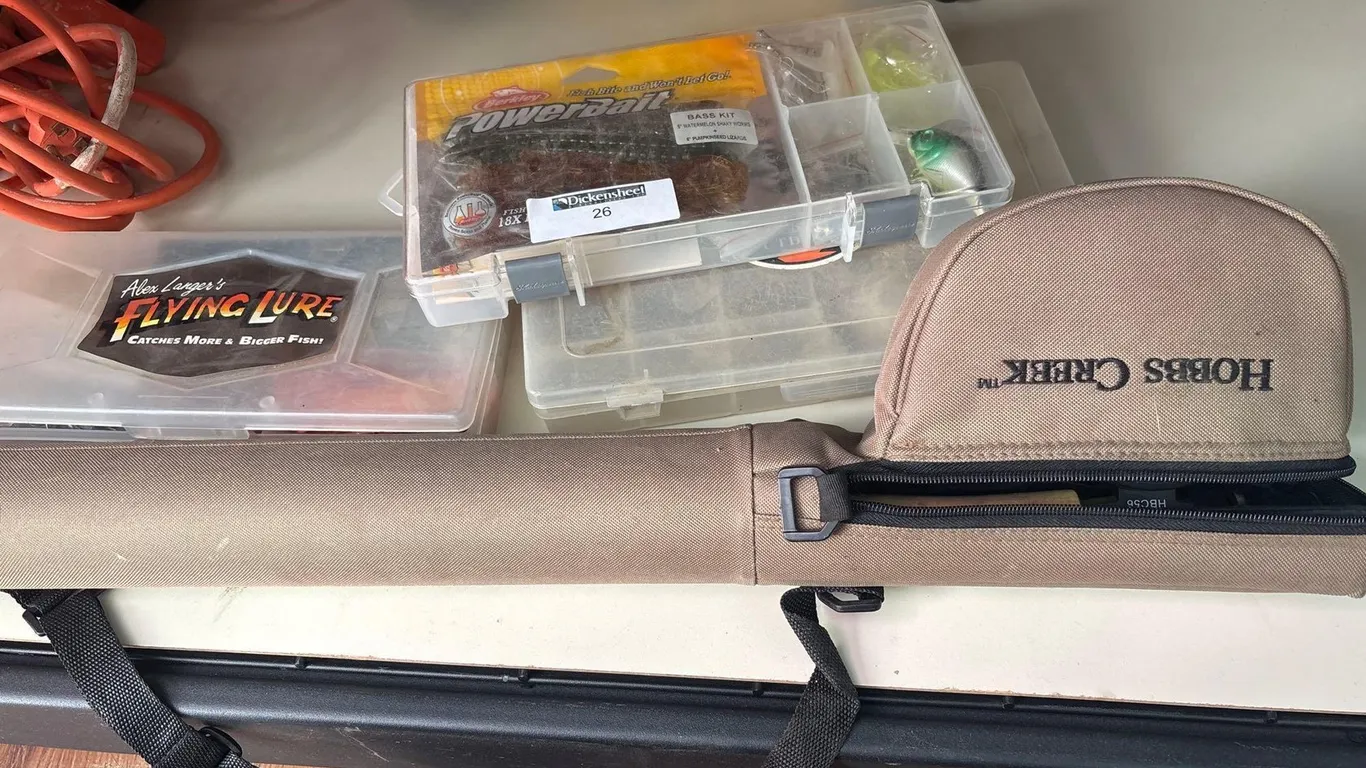 FLY FISHING ROD AND TACKLE