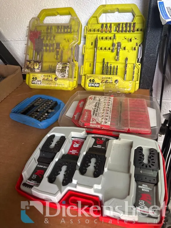 DRILL BITS, DRIVER BITS AND JIG SAW BLADE SET