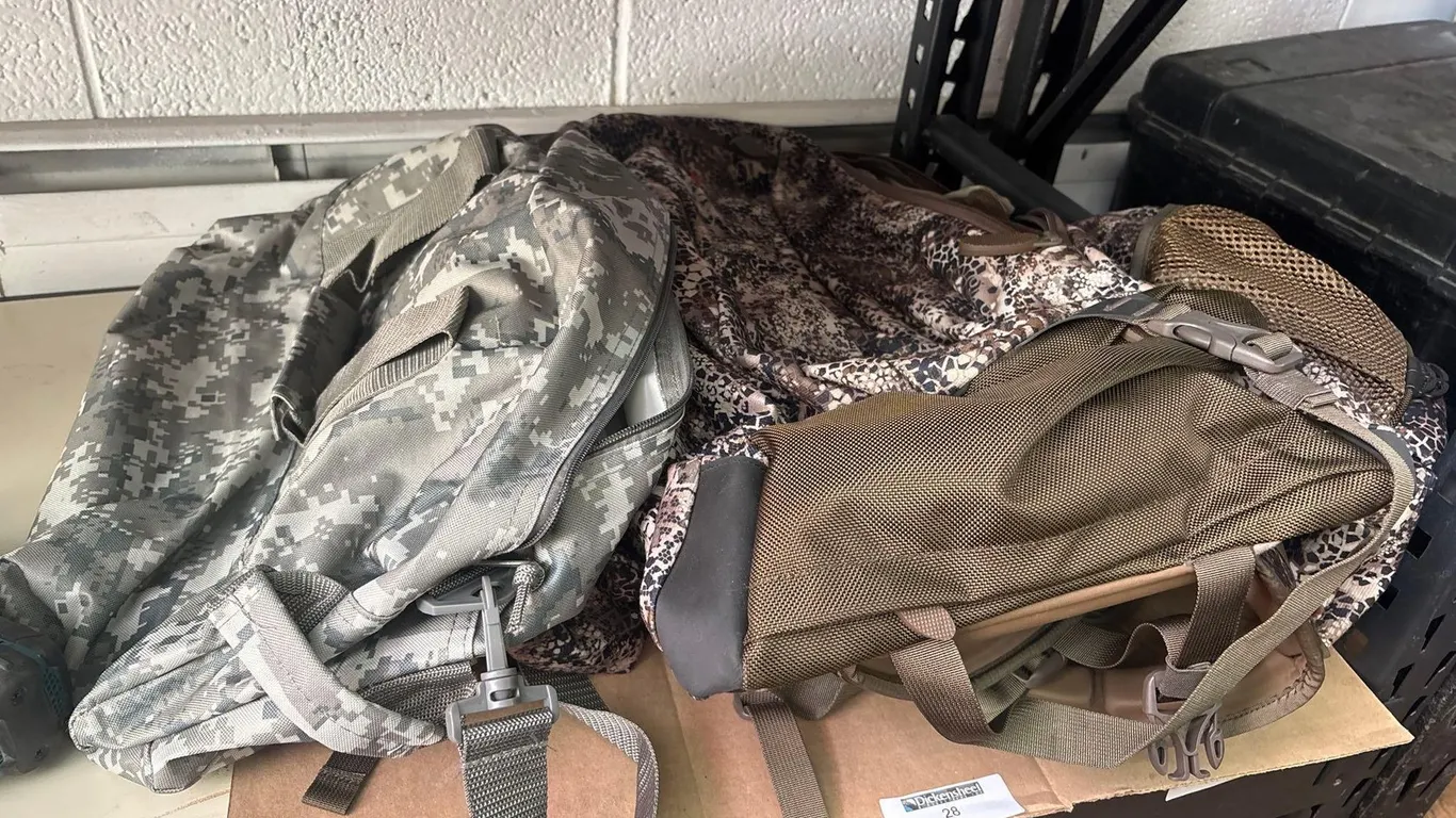 LOT WITH (2) CAMO BACKPACKS