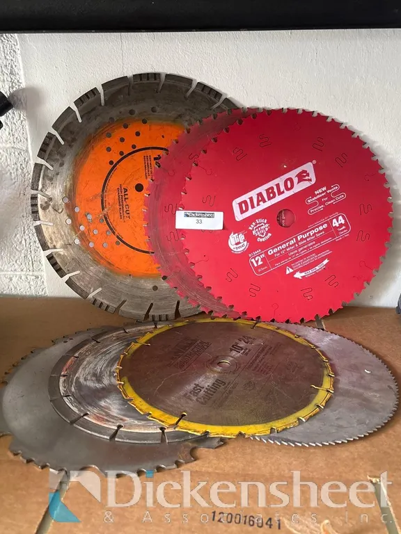 CIRCULAR SAW AND MASONRY BLADES